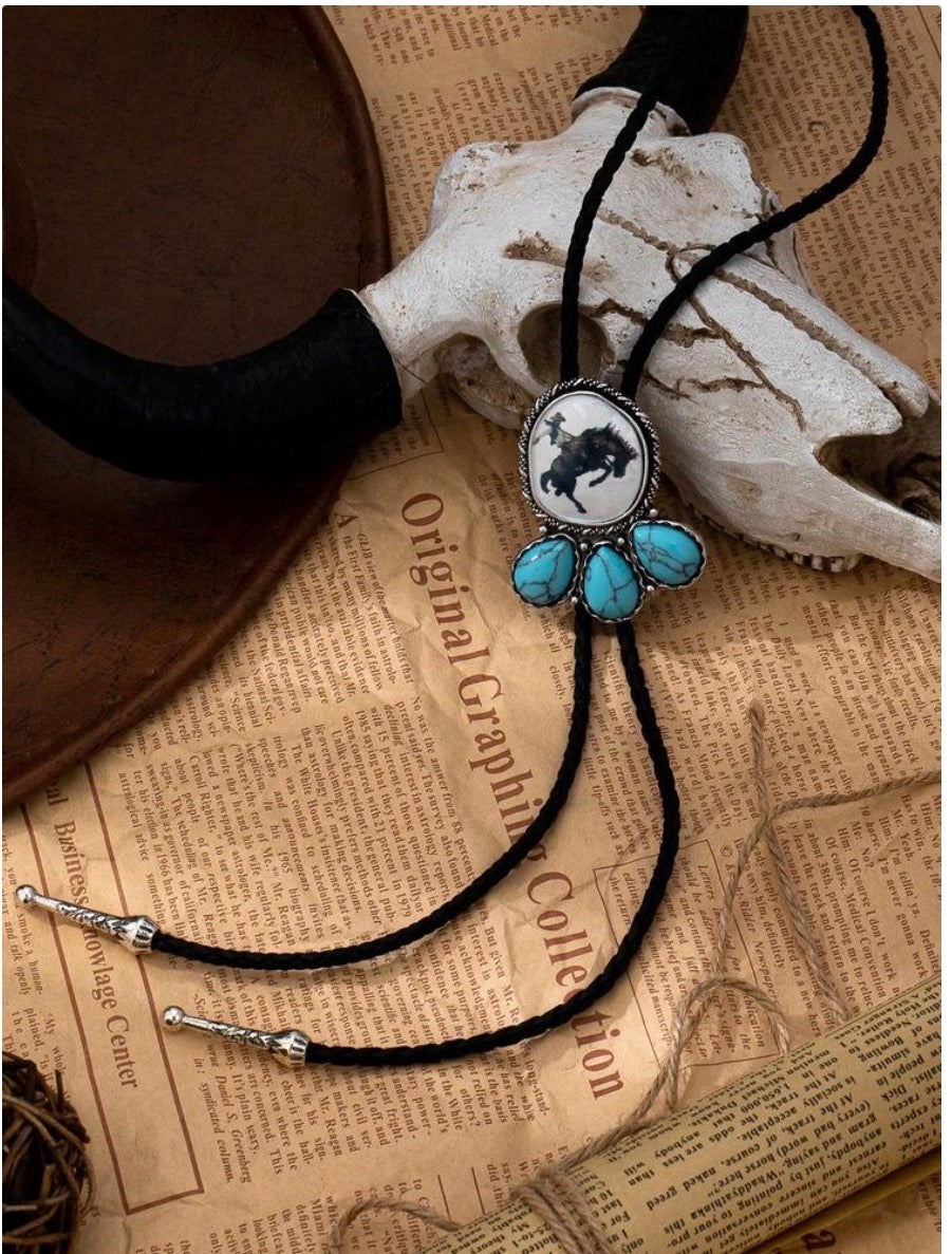 Western Cowboy Bolo Tie