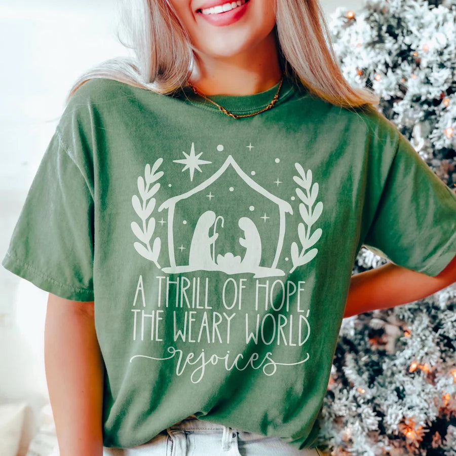 A Thrill of Hope Nativity Graphic Tee