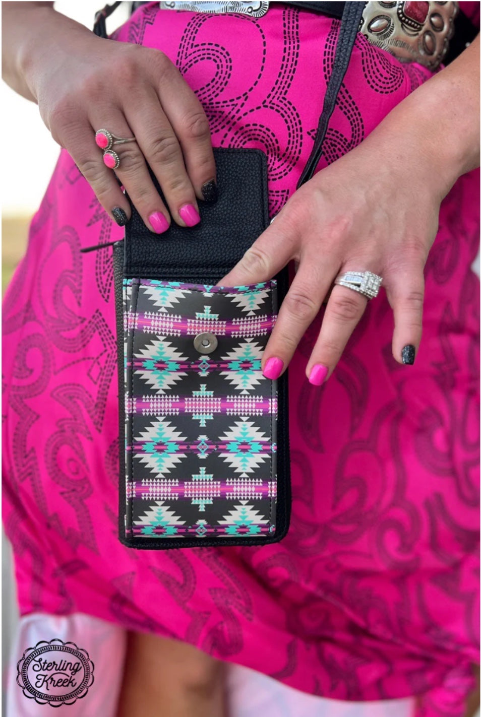 Cell Phone Wallet Crossbody Bag