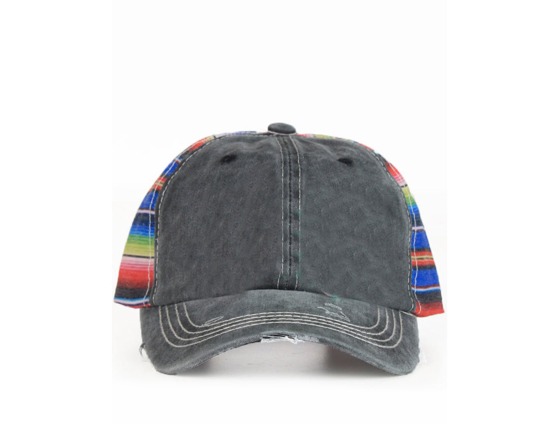 Girls Charcoal and Sherpa Blank Hat