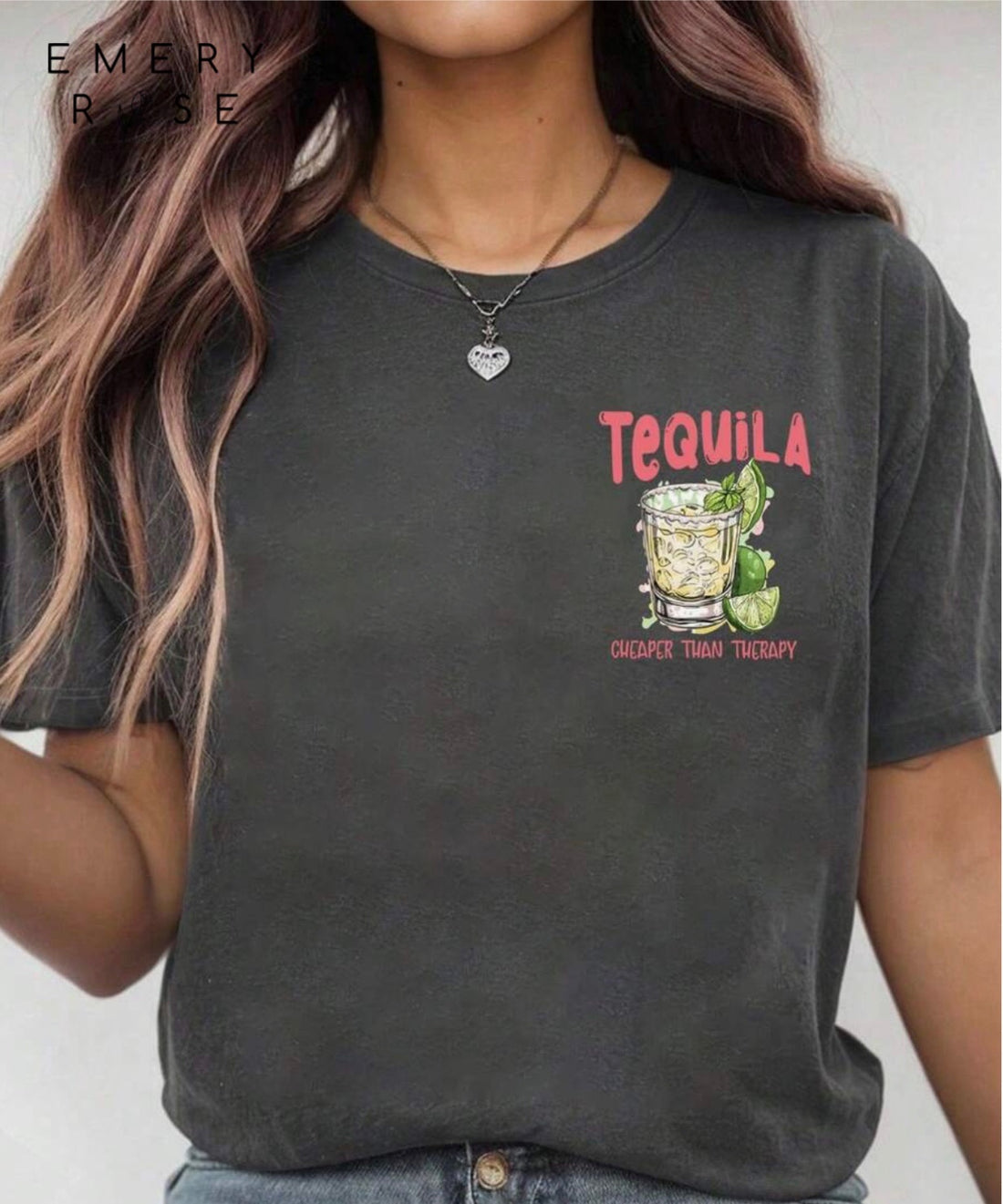 Tequila.. Cheaper Than Therapy Graphic Tee
