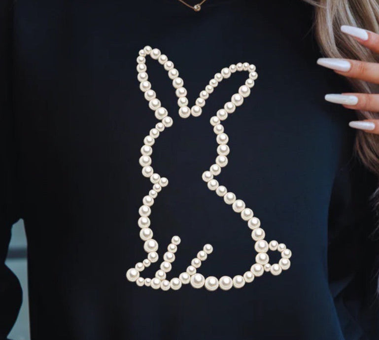 Bunny Pearls Graphic Tee
