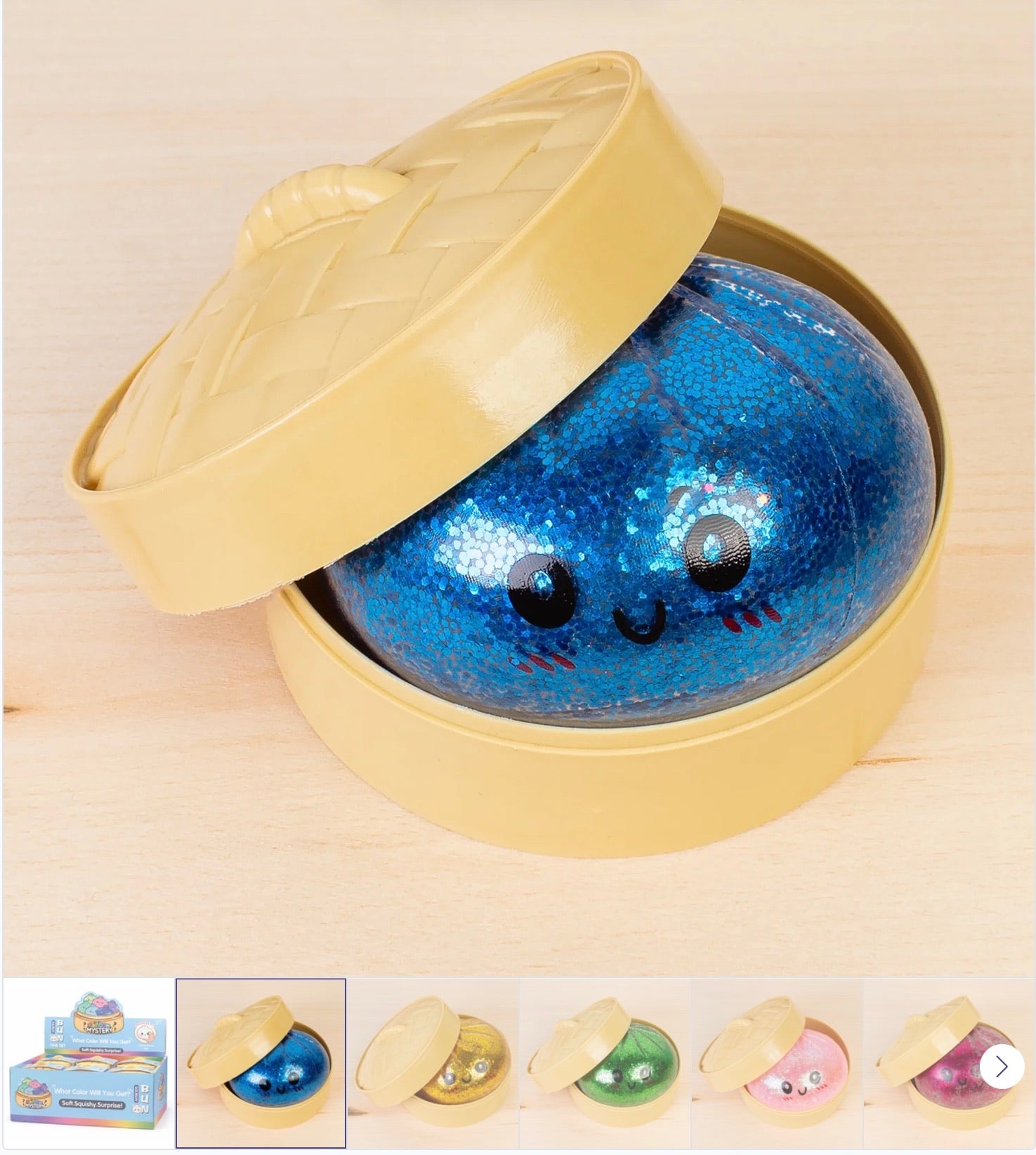 Glitter Dumpling Squishy Fidget