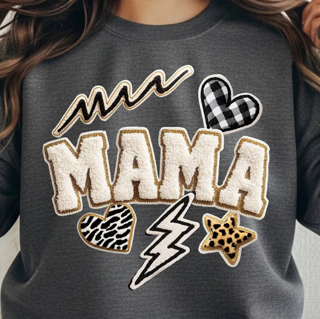 Faux Mama Patch Tee