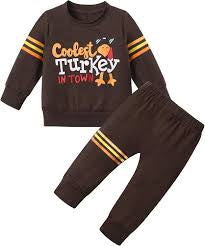 Infant and Toddler Fall Two Piece Pant Set