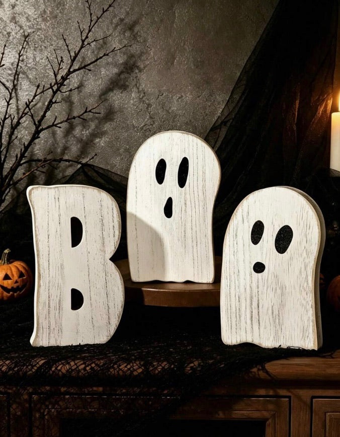 Boo: Halloween 3pc. Farmhouse Decor Set