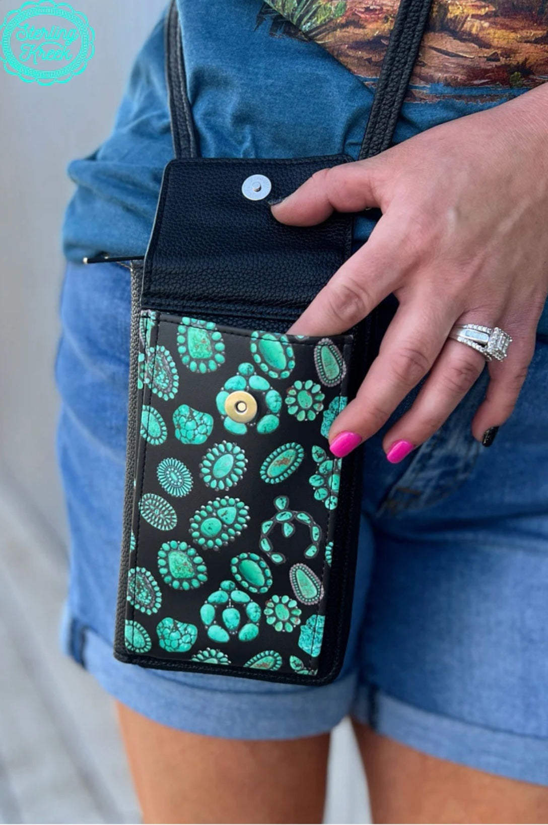 Cell Phone Wallet Crossbody Bag