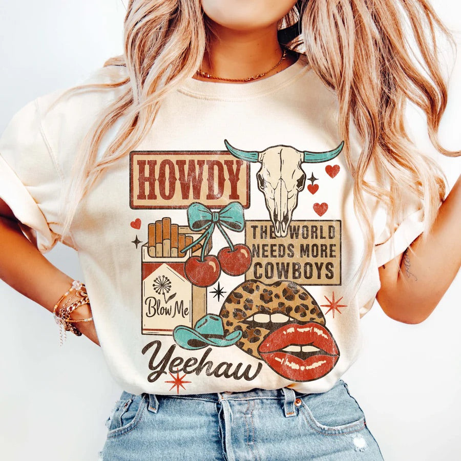 Howdy Cowboys Graphic Tee