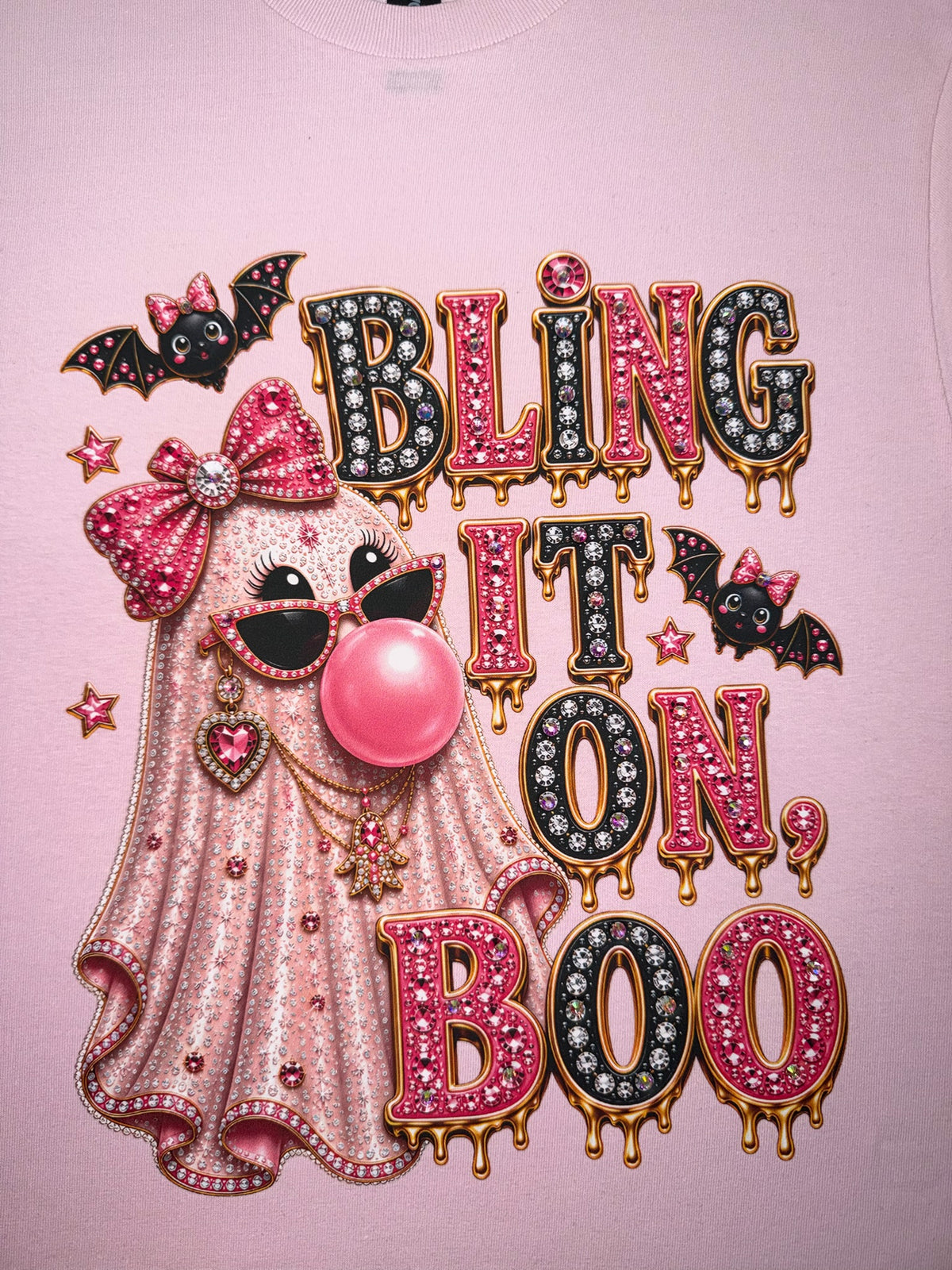 Bling It On Boo Graphic Tee