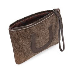 Montana West Hair On Cowhide Leather Wristlet