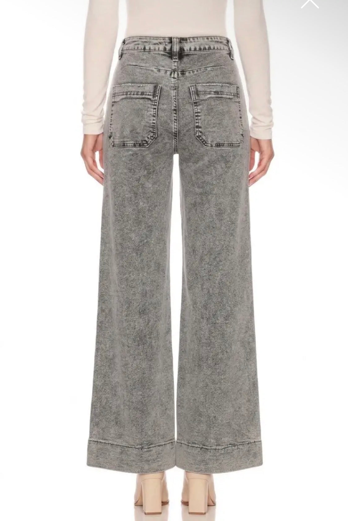 Blue By Artemis High Rise Palazzo Jeans