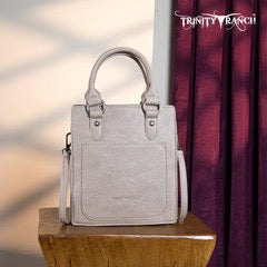 Trinity Ranch Hair On Cowhide Top Handle Crossbody