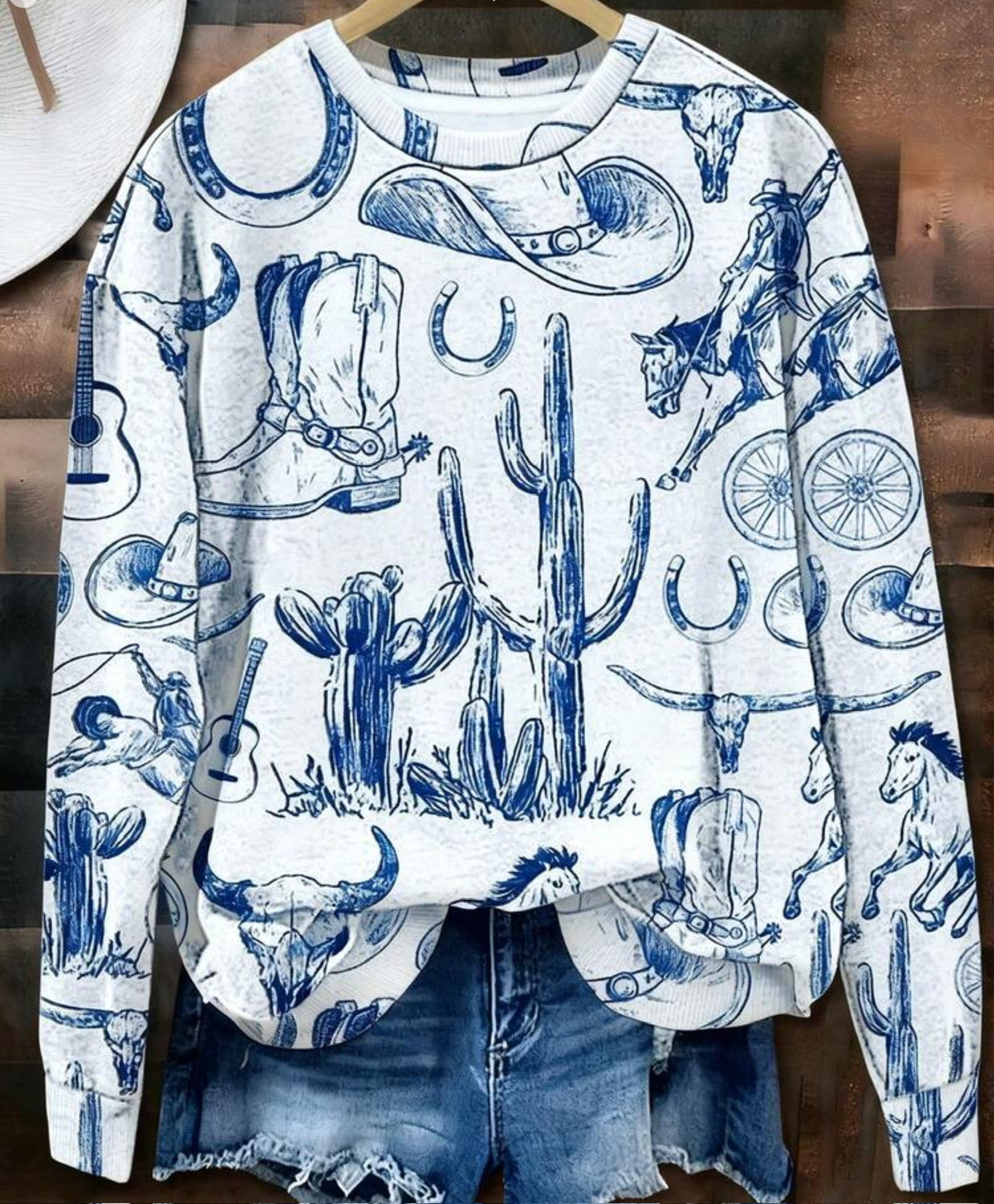 Western Graphic Sweatshirt