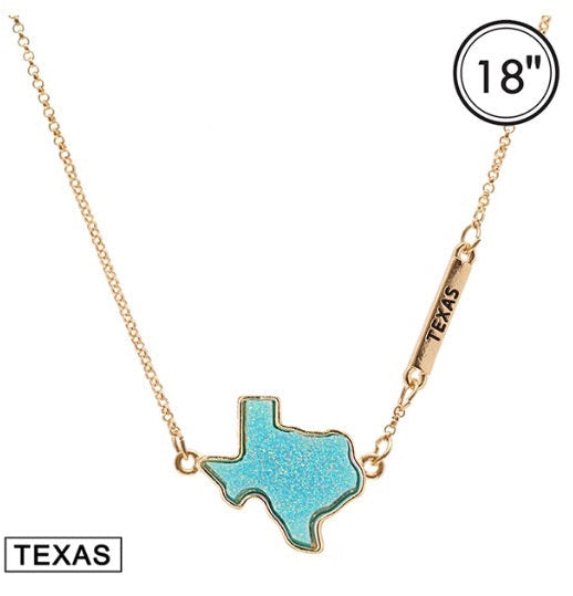 Texas Druzy Sparkle Necklace