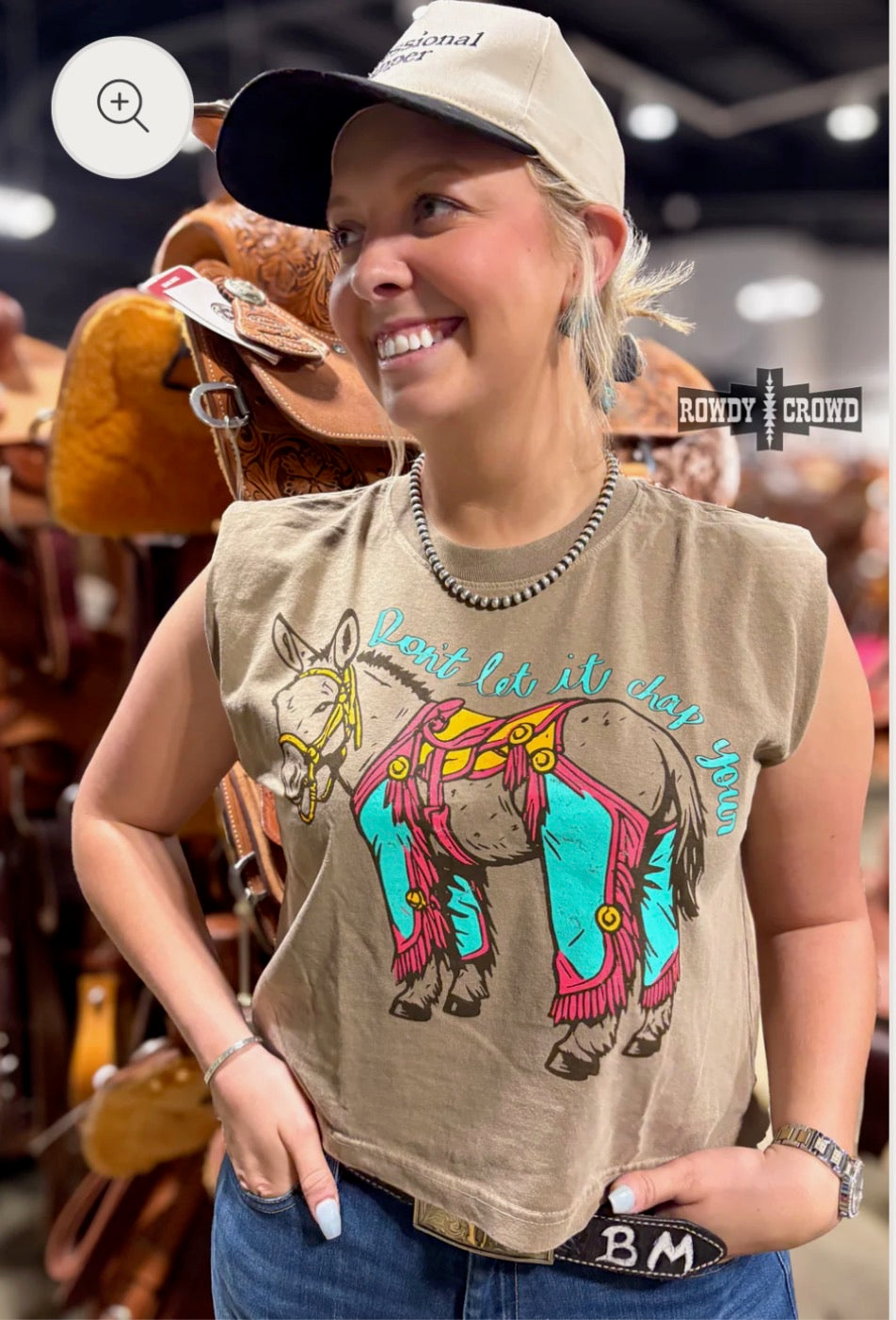Chap Your Ass Cropped Tank Top