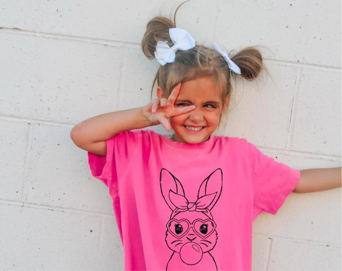 Bubble Bunny Youth Graphic Tee