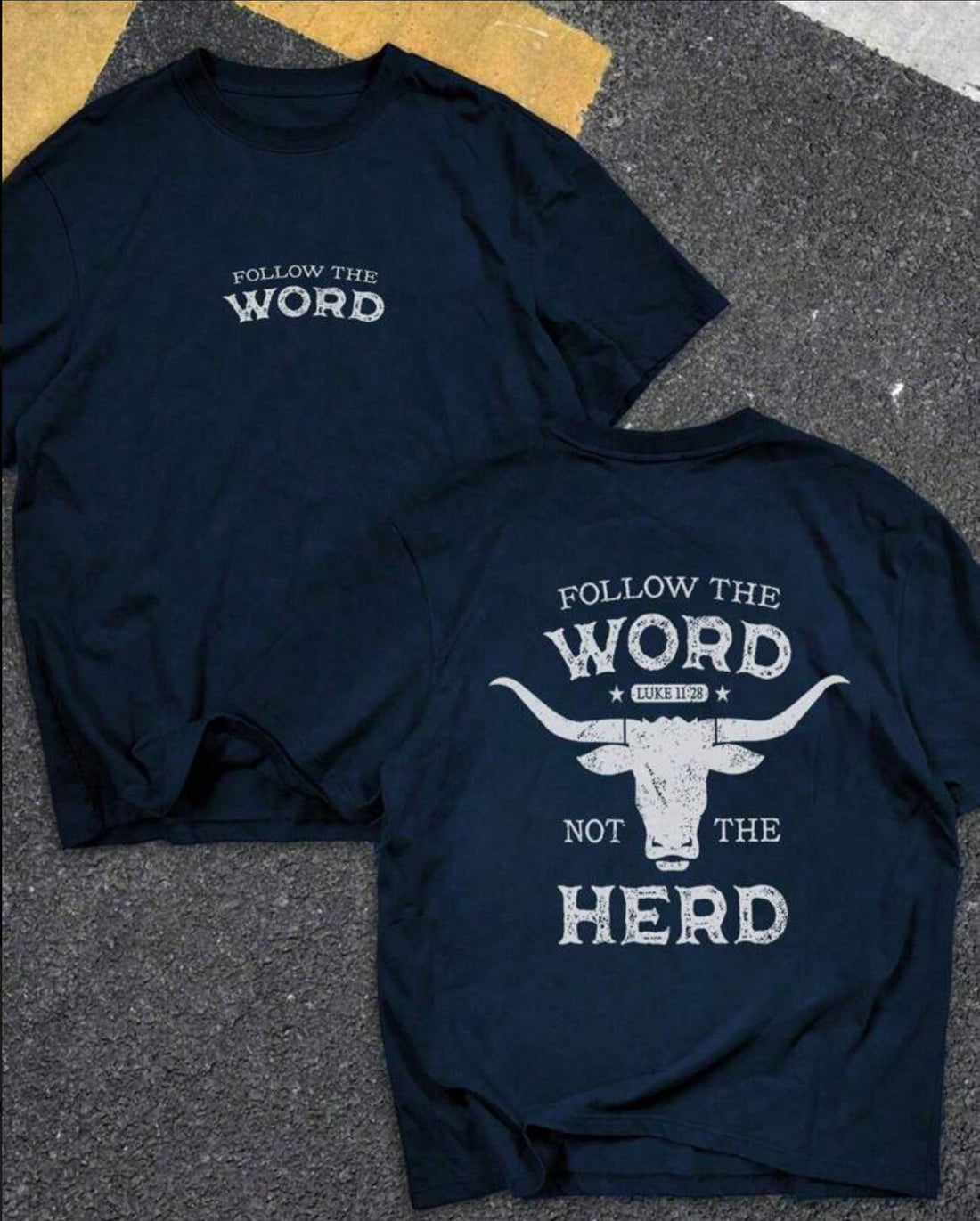 Boys Casual Follow the Word, Not the Herd Graphic Tee