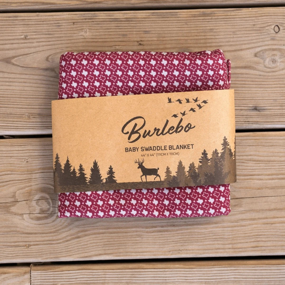 Burlebo Baby Swaddle- Blanket 44” X 44”