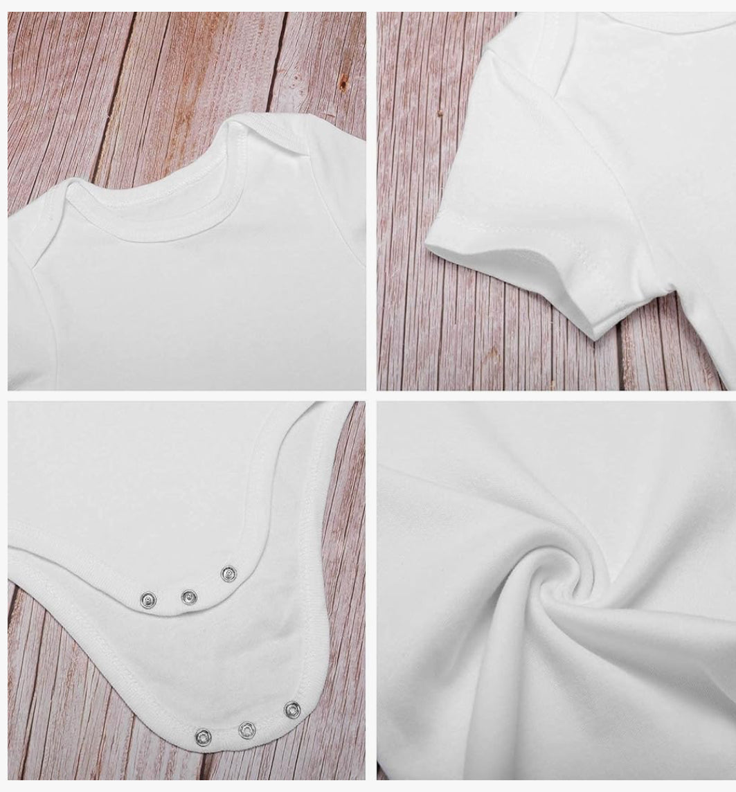 Baby’s “Mom Thinks She’s In Charge…” White Graphic Onesie