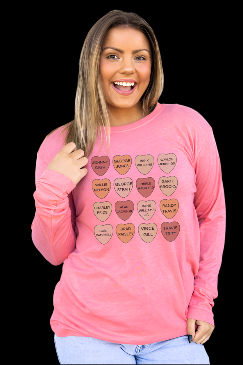 "Country All My Love" Long Sleeve Shirt