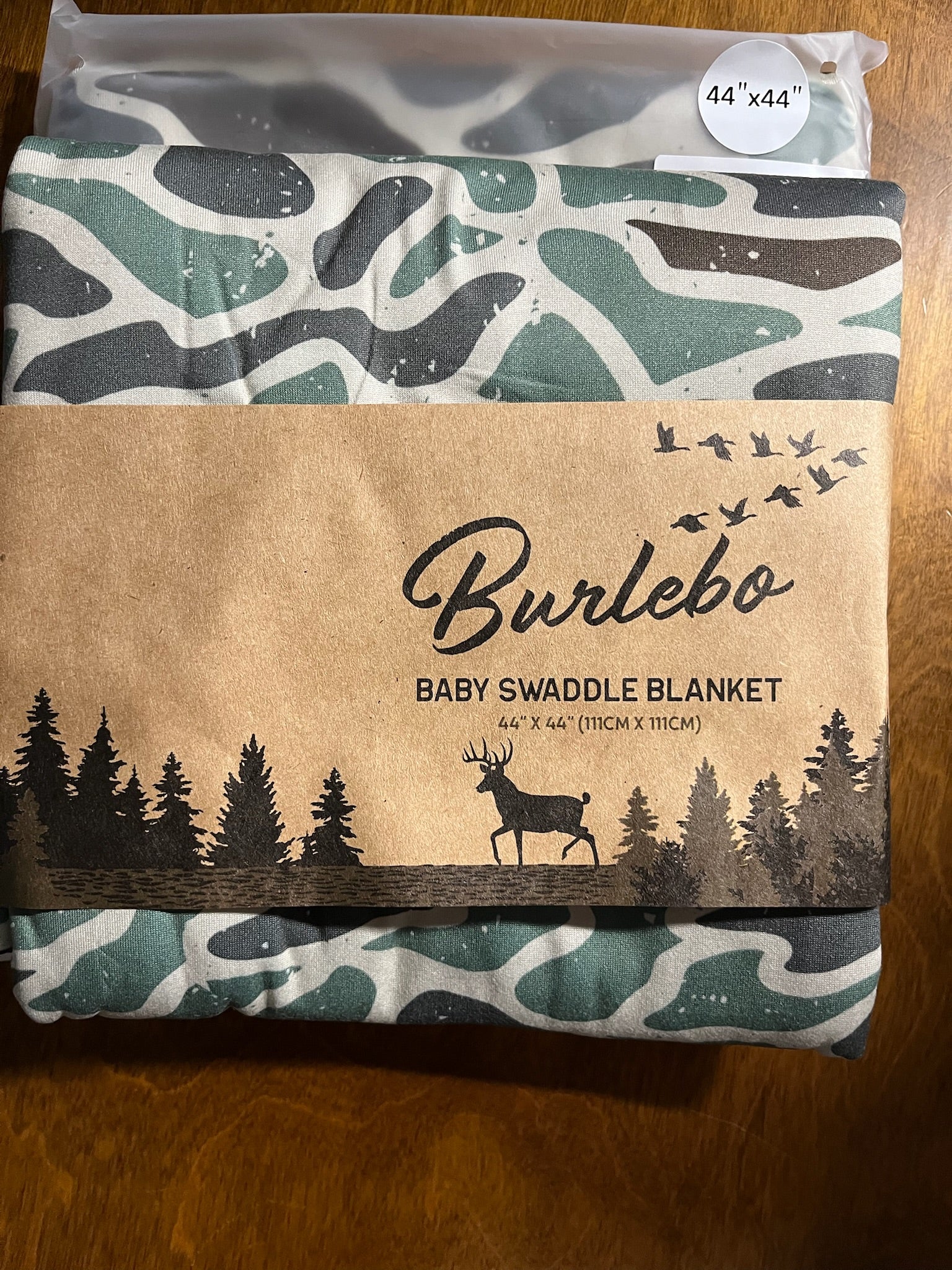 Burlebo Baby Swaddle- Blanket 44” X 44”