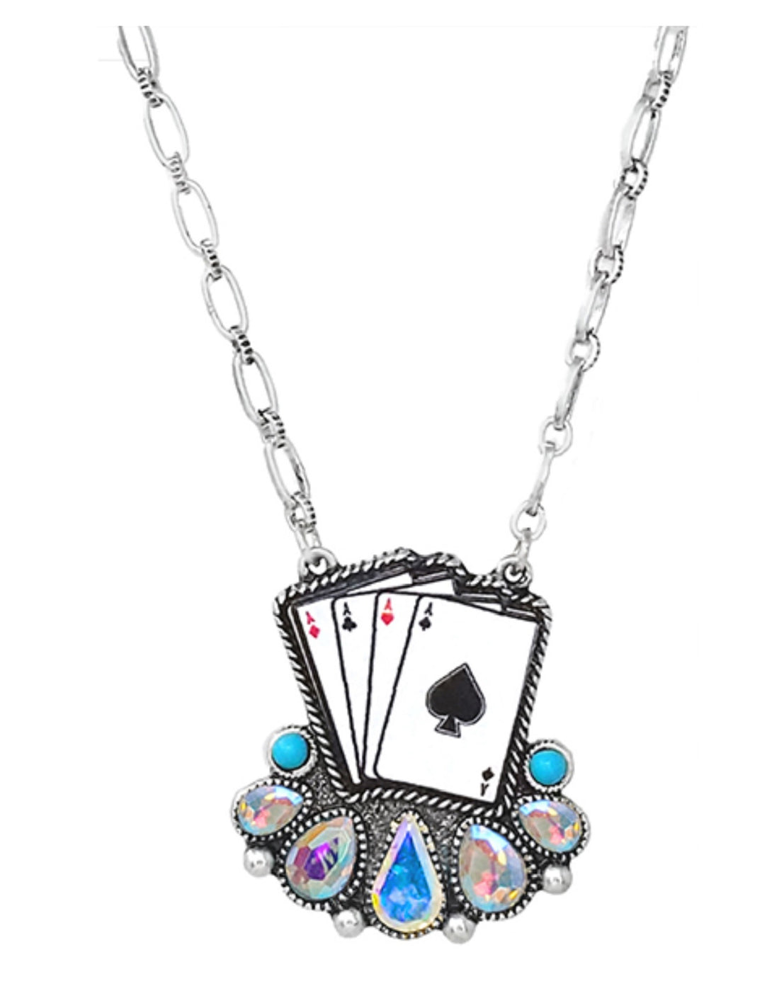 Ace Iridescent Necklace