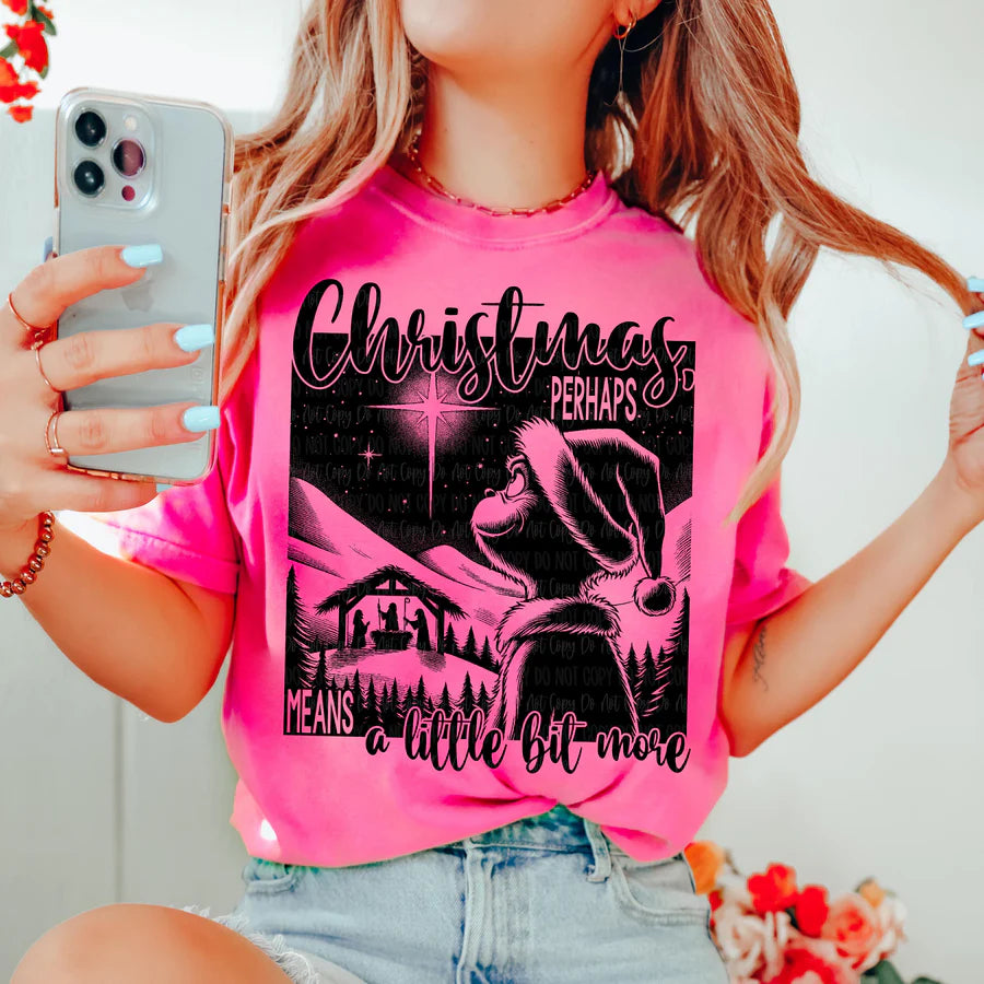Christmas Perhaps Grinch Graphic Tee