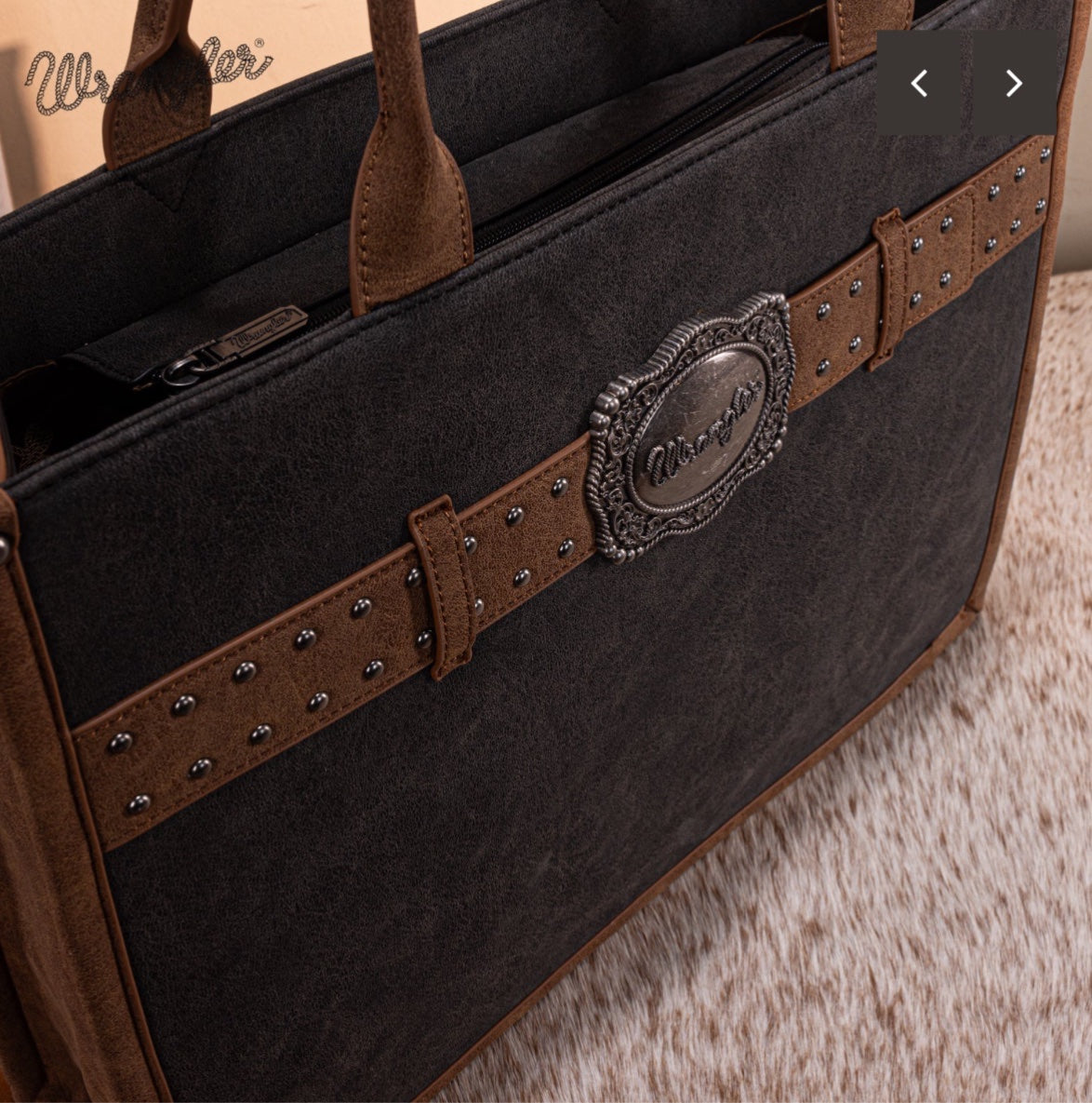Wrangler Buckle Conceal Carry Crossbody Tote