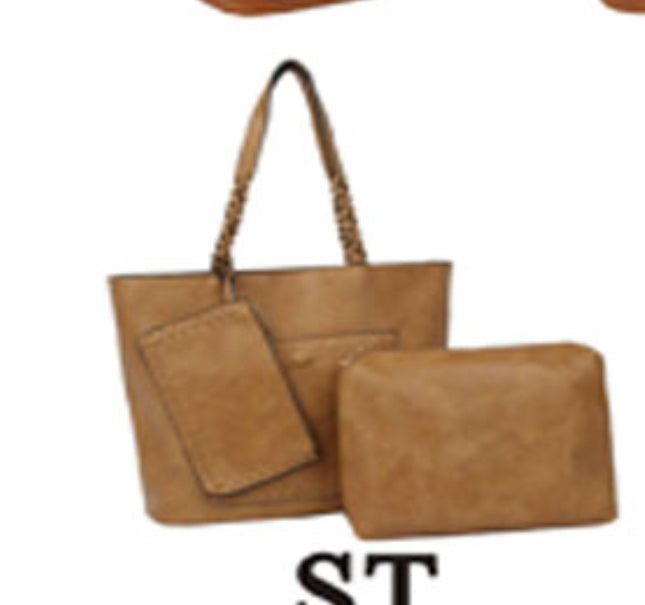 Large ChillX 2-in1 Handbag with Braided Handles and Pocket