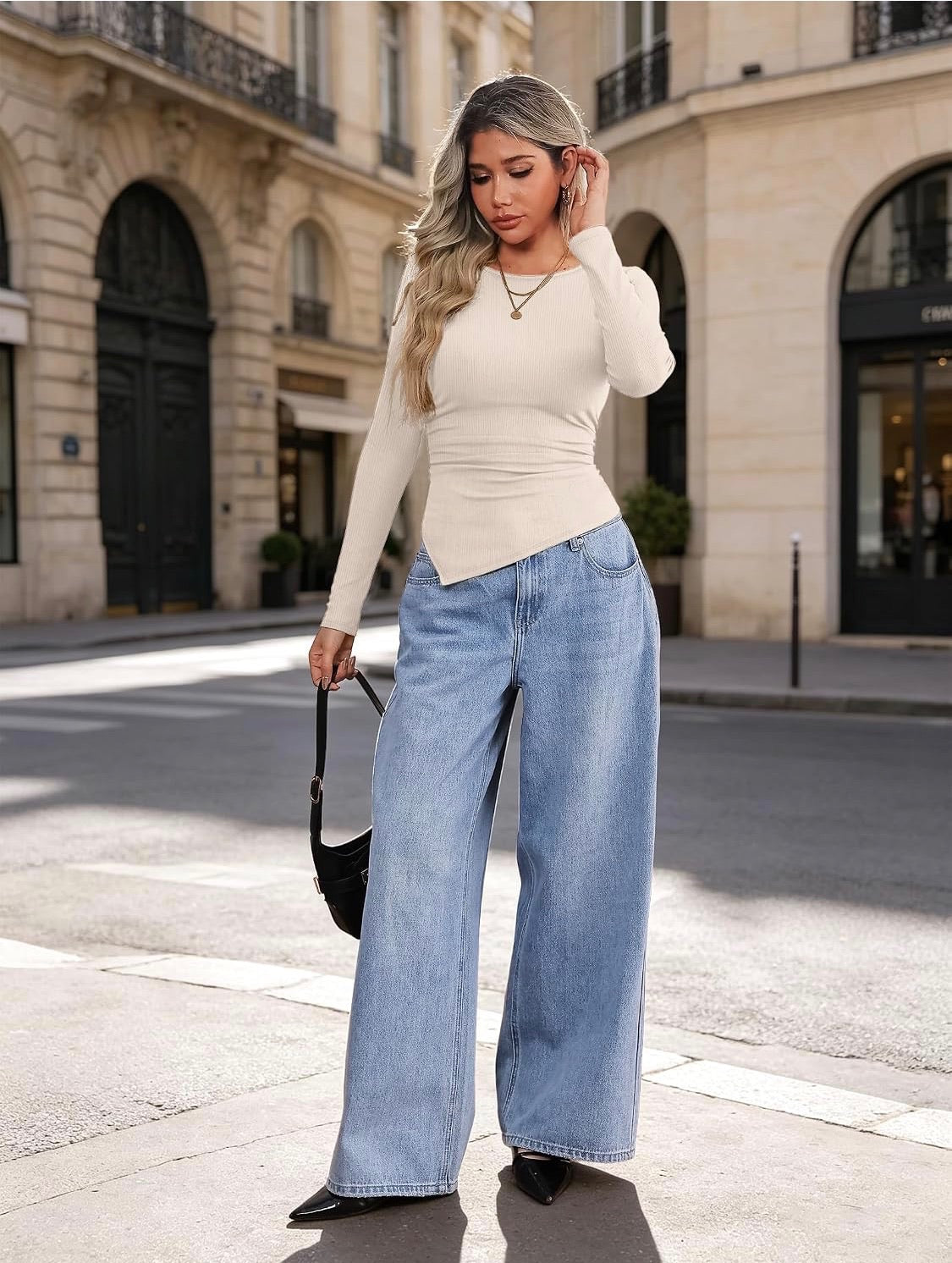 Long Sleeve Casual Vacation Knit Top