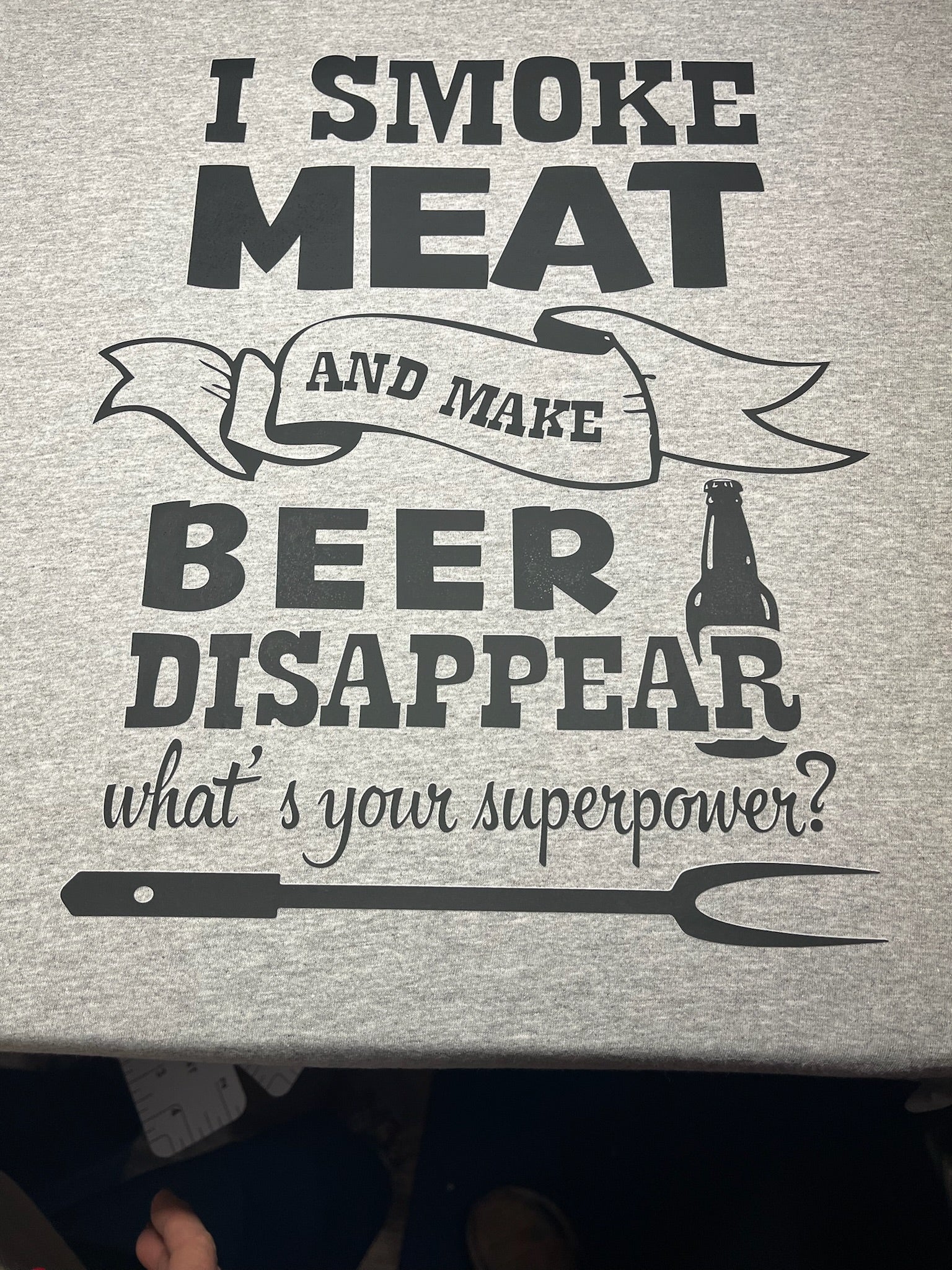 I Smoke Meat & Make Beer Disappear Graphic Tee