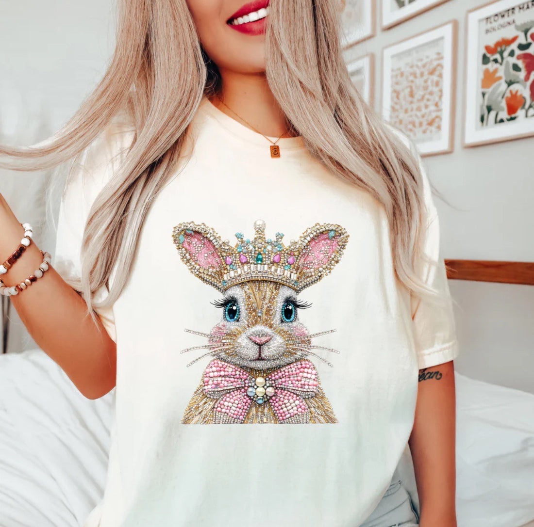 Bling Bunny Graphic Tee
