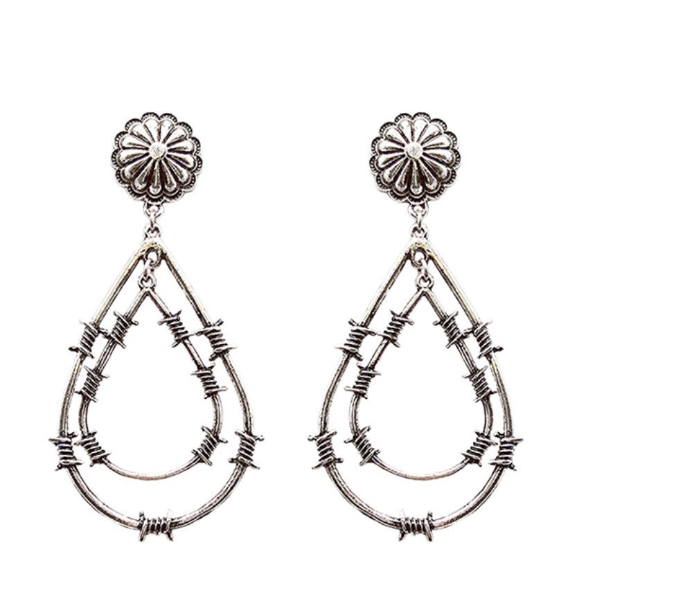 Barbwire Dangle Earrings