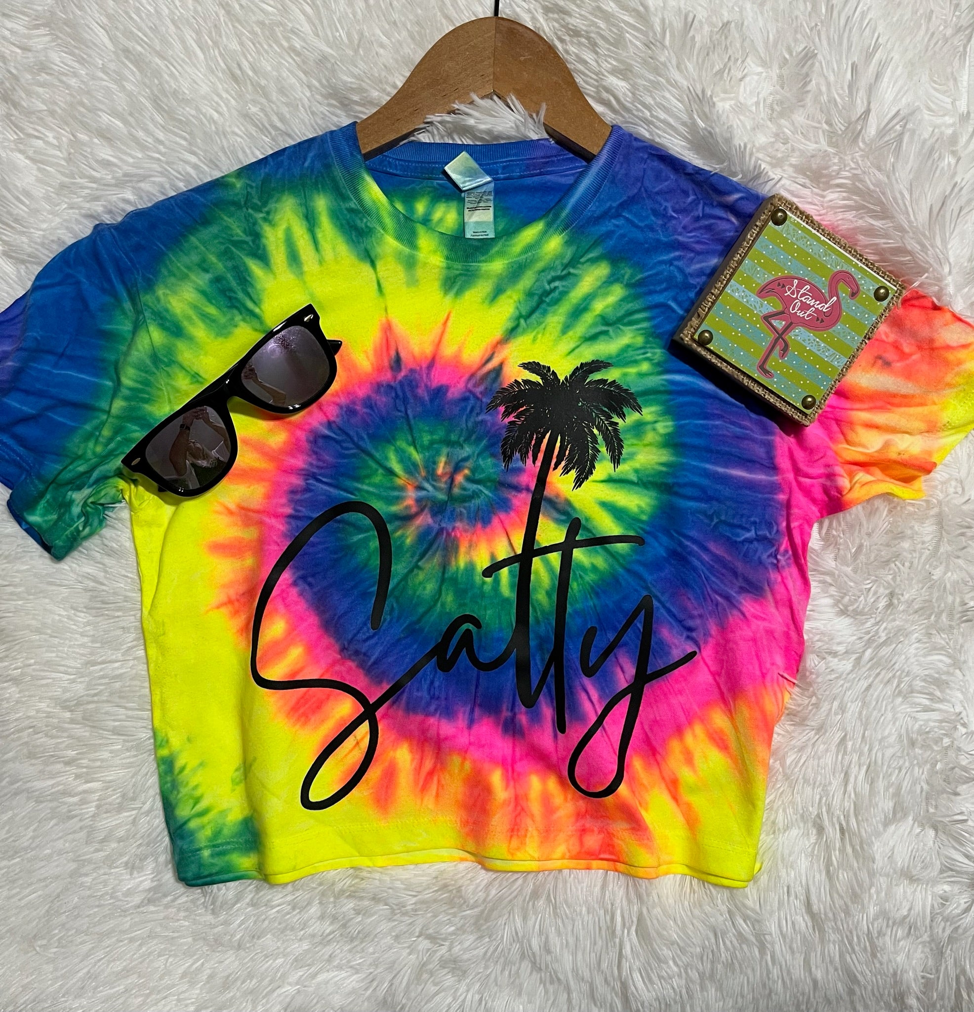 Salty Palm Tie-Dye Crop Top