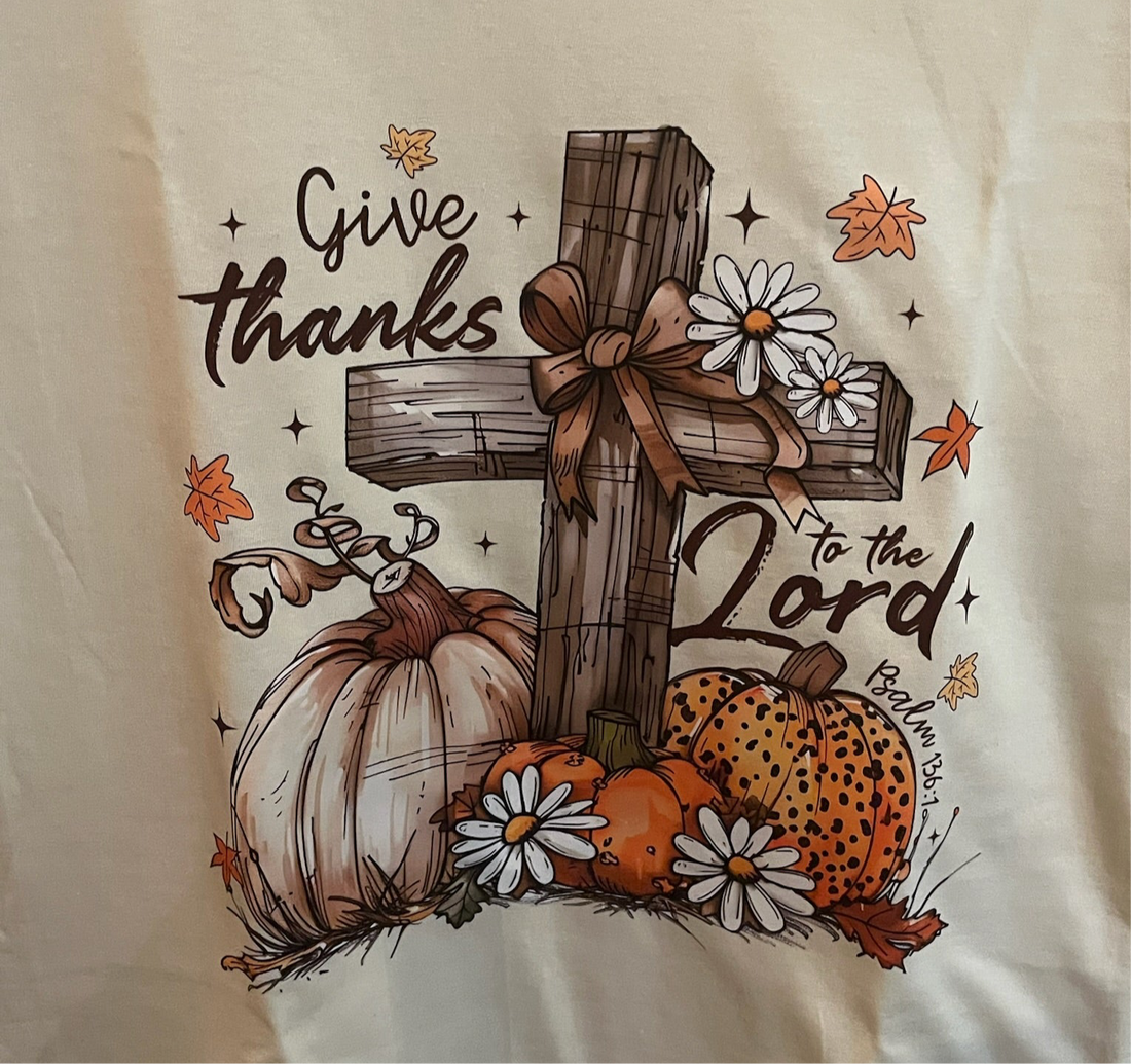 Give Thanks To the Lord Graphic Tee