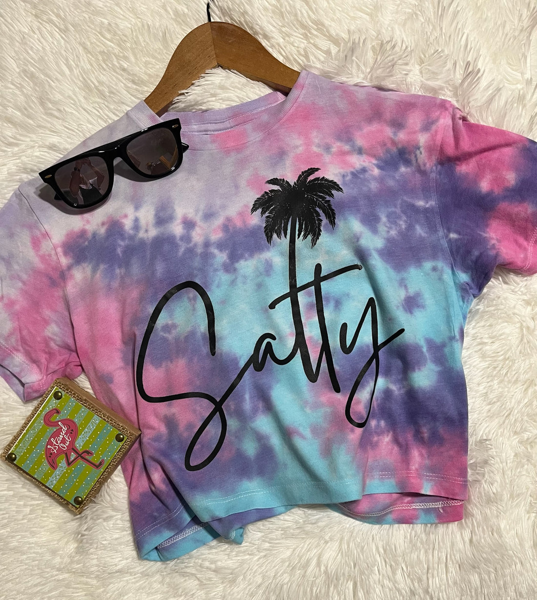 Salty Palm Tie-Dye Crop Top