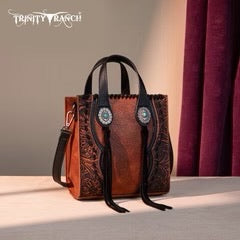 Trinity Ranch Concho Collection Mini Crossbody Tote