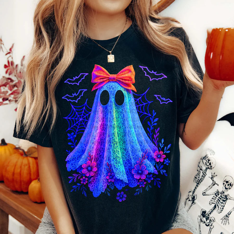 Bright Ghostie Graphic Tee