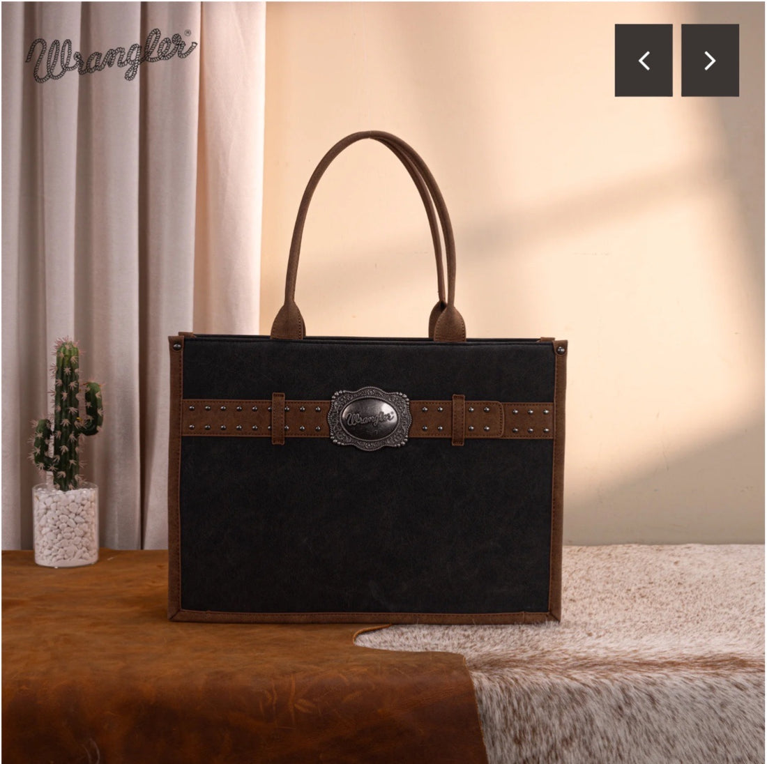 Wrangler Buckle Conceal Carry Crossbody Tote