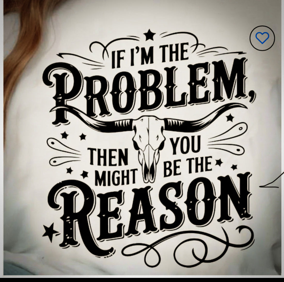 If Im the Problem.. You might Be the Reason Graphic Tee