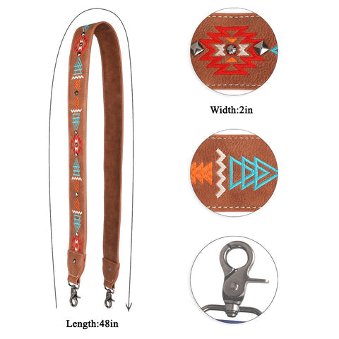 Montana West Western Guitar Style Crossbody Strap