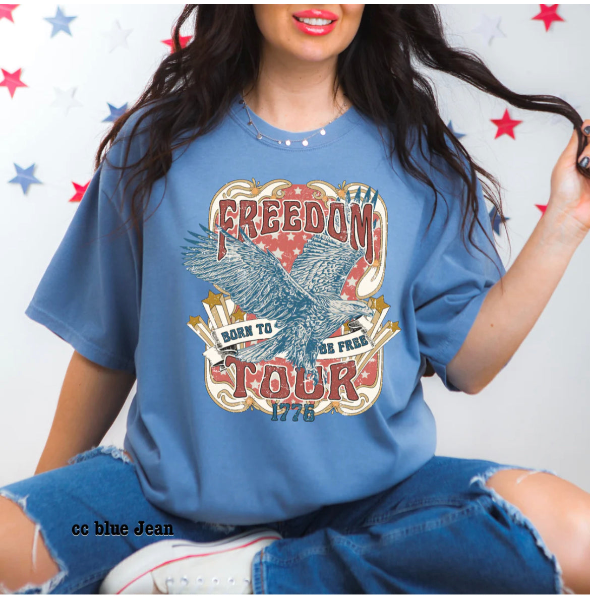 “Born To Be Free, Freedom Tour” Graphic Tee.