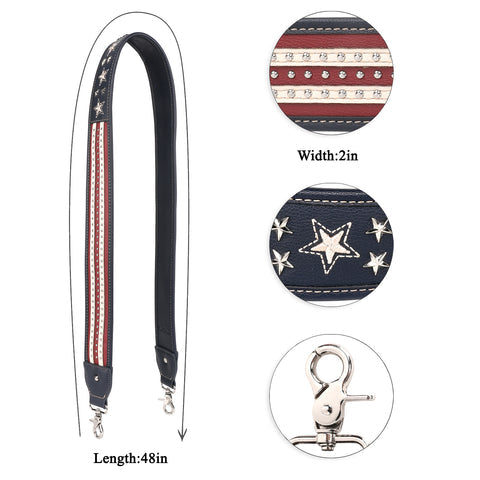 Montana West Western Guitar Style Crossbody Strap
