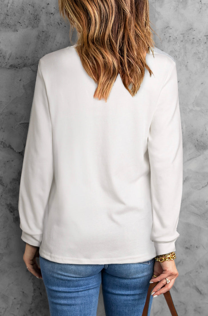 Back View-"Mama. Mommy. Mom. Bruh." Long Sleeve Shirt