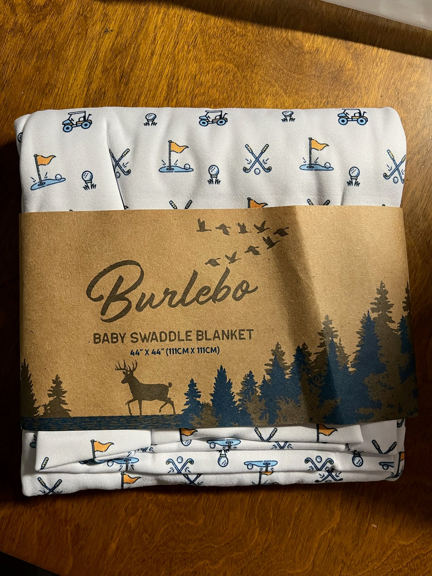 Burlebo Baby Swaddle- Blanket 44” X 44”