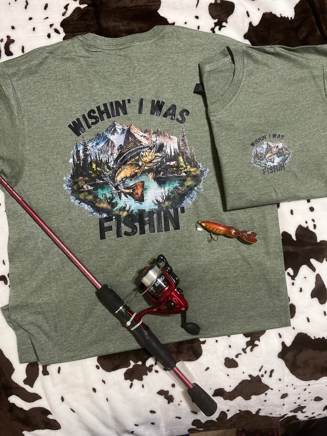 Wishin’ I Was Fishin’ Graphic Tee