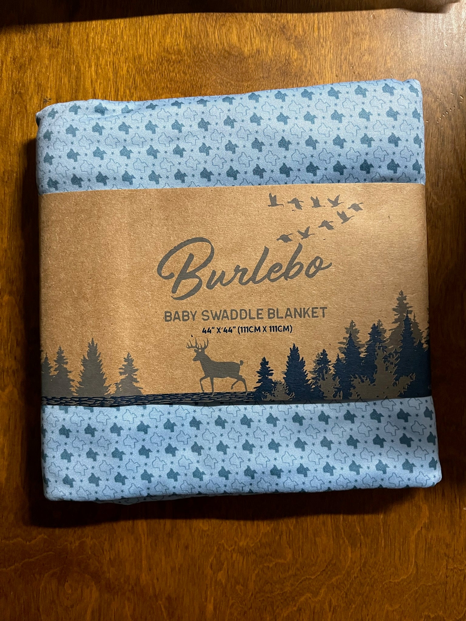 Burlebo Baby Swaddle- Blanket 44” X 44”
