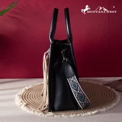 Montana West Embroidered Aztec Conceal Carry Crossbody Purse
