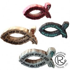 Christian Fish Scripture Decor