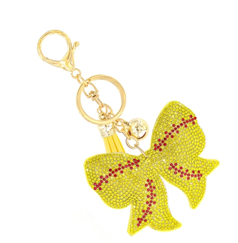 Blingy Sports Themed Keychains